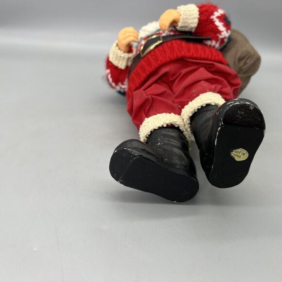 Vintage Santa Collectible World Bazaars Santa with Toy Sack 80525 #6 - Picture 14 of 16